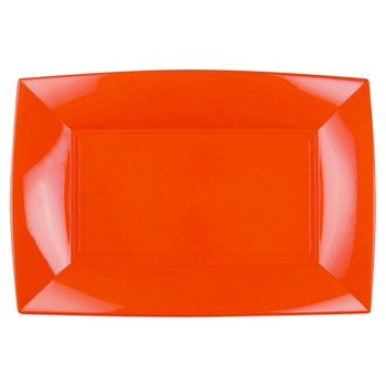 Farfurie orange PP set 6 buc Gold Plast Nice Collection 34.5x23 cm Farfurie orange PP set 6 buc Gold Plast Nice Collection 34.5x23 cm
