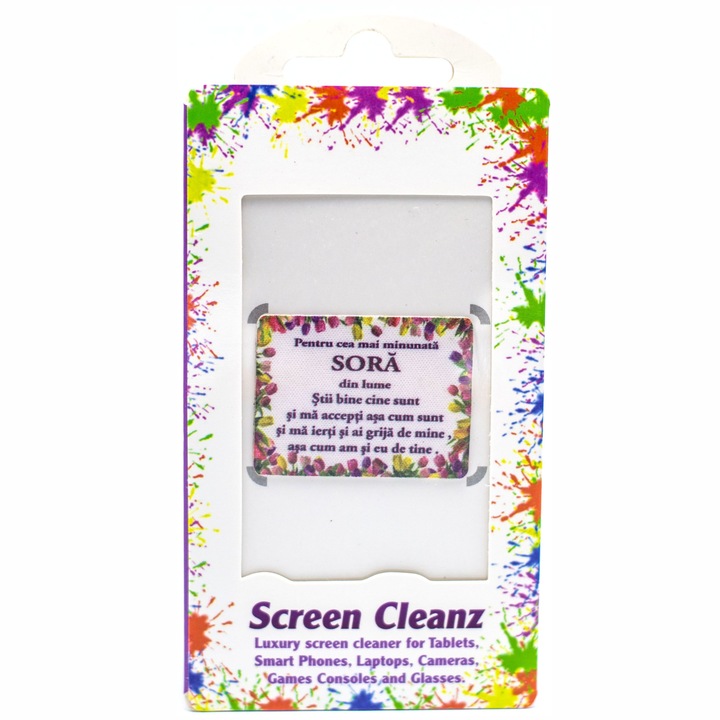 Stergator ecran touch Screen Cleanz - Pentru cea mai minunata SORA