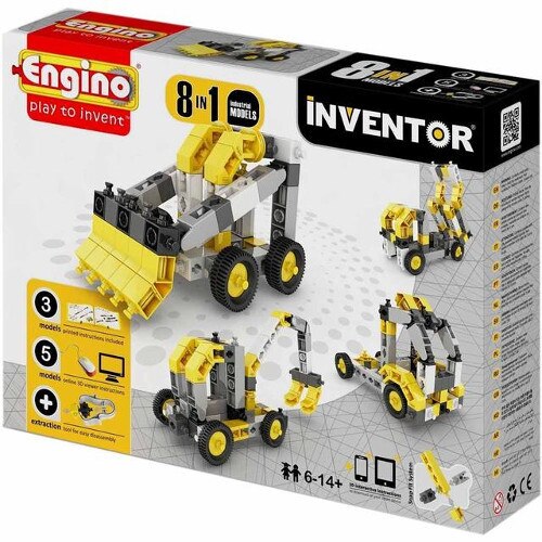 Joc Engino de Constructie Creativ Inventor 8 Modele Utilaje Industriale