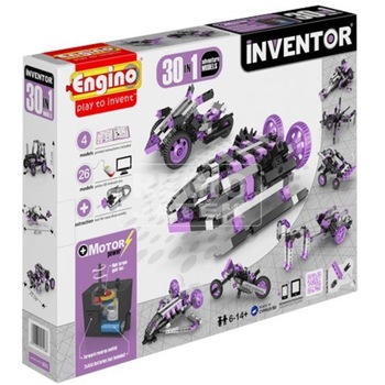 Joc Engino de Constructie Interactiv Inventor 30 Modele Set Motorizat Modele de Aventura Joc Engino de Constructie Interactiv Inventor 30 Modele Set Motorizat Modele de Aventura