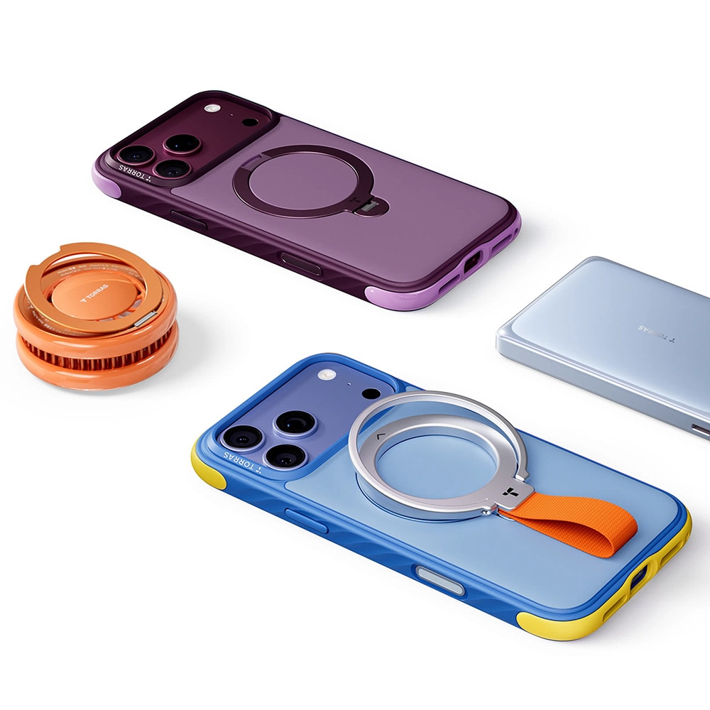 Husa pentru iPhone 18 Pro Max / iPhone 17 Pro Max - Torras Ostand Q3 Rugged - Plum Purple