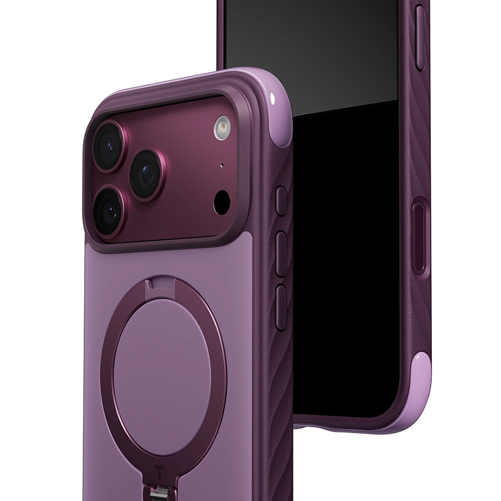 Husa pentru iPhone 18 Pro Max / iPhone 17 Pro Max - Torras Ostand Q3 Rugged - Plum Purple