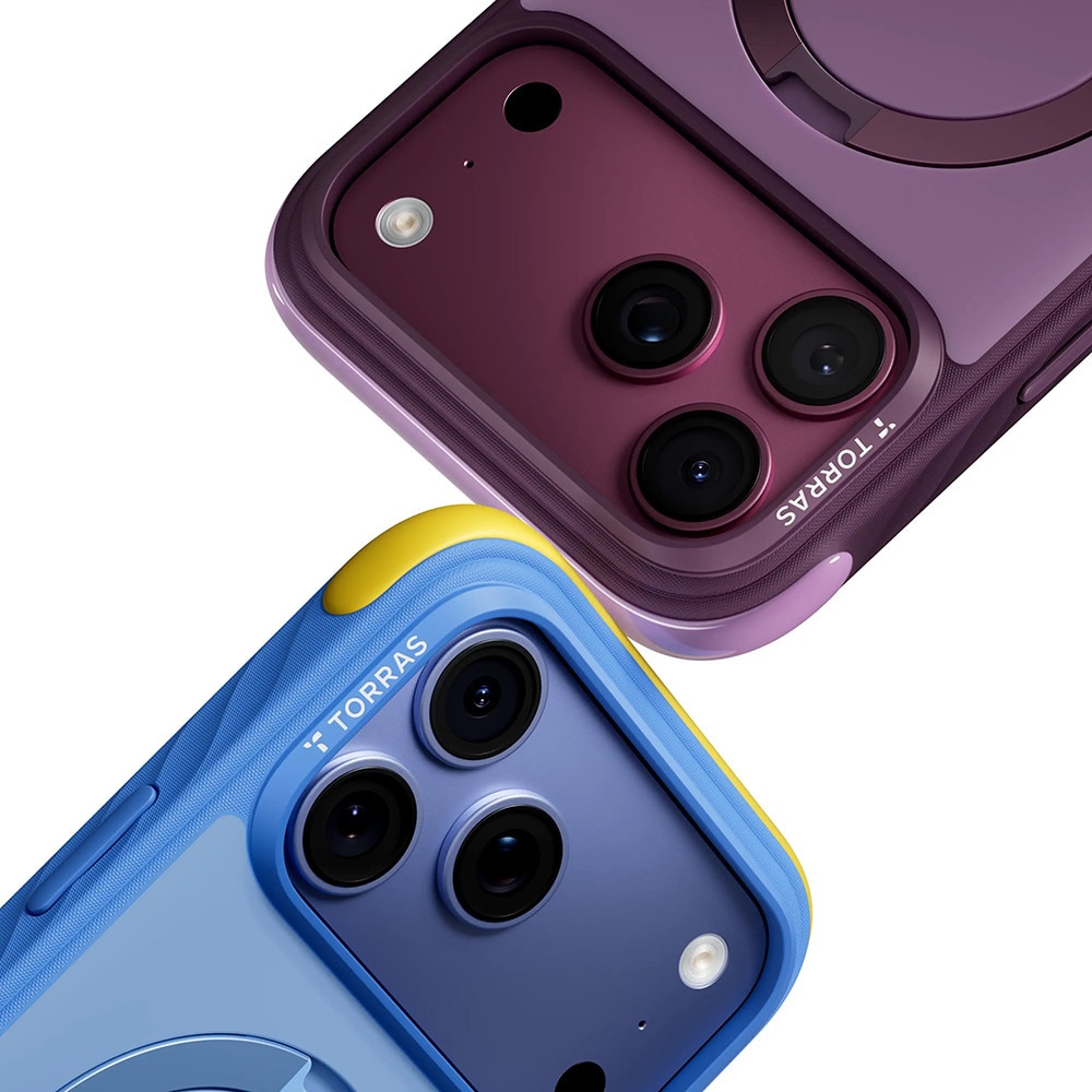 Husa pentru iPhone 18 Pro Max / iPhone 17 Pro Max - Torras Ostand Q3 Rugged - Plum Purple