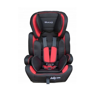 Scaun auto PROFESIONAL pentru copil Bravo Junior Red , Model Deluxe , Pentru 3 grupe de greutate intre 9-36 KG , Culoare Negru-Rosu , ce asigura maximul de siguranta si confort pentru copilul dumneavoastra, ideal pentru calatorii Scaun auto PROFESIONAL pentru copil Bravo Junior Red , Model Deluxe , Pentru 3 grupe de greutate intre 9-36 KG , Culoare Negru-Rosu , ce asigura maximul de siguranta si confort pentru copilul dumneavoastra, ideal pentru calatorii