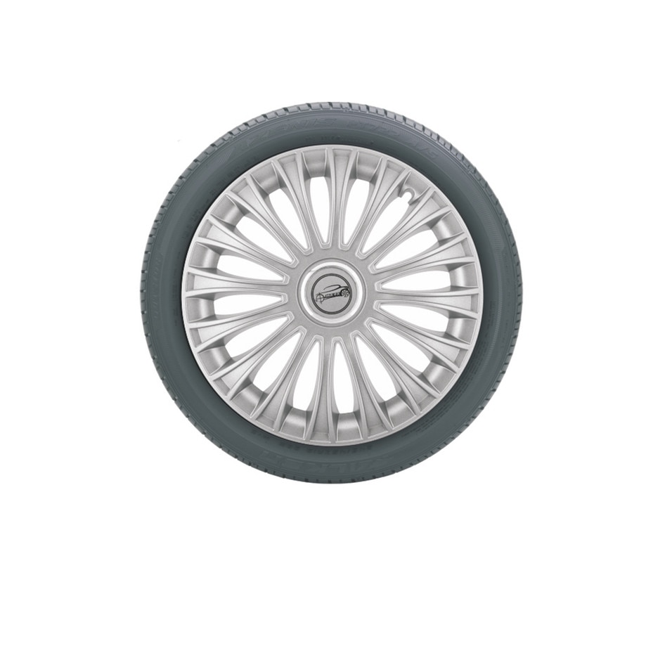 Set 4 Capace roti IDL -15 inch - Capace roti Ring Dino cu inel cromat , material rezistent la viteze mari