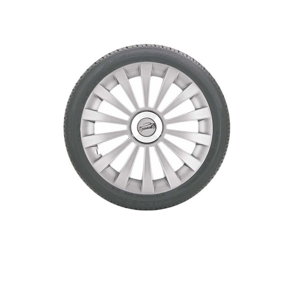 Set 4 Capace roti IDL -15 inch - Capace roti Ring Meridian cu inel cromat , material rezistent la viteze mari