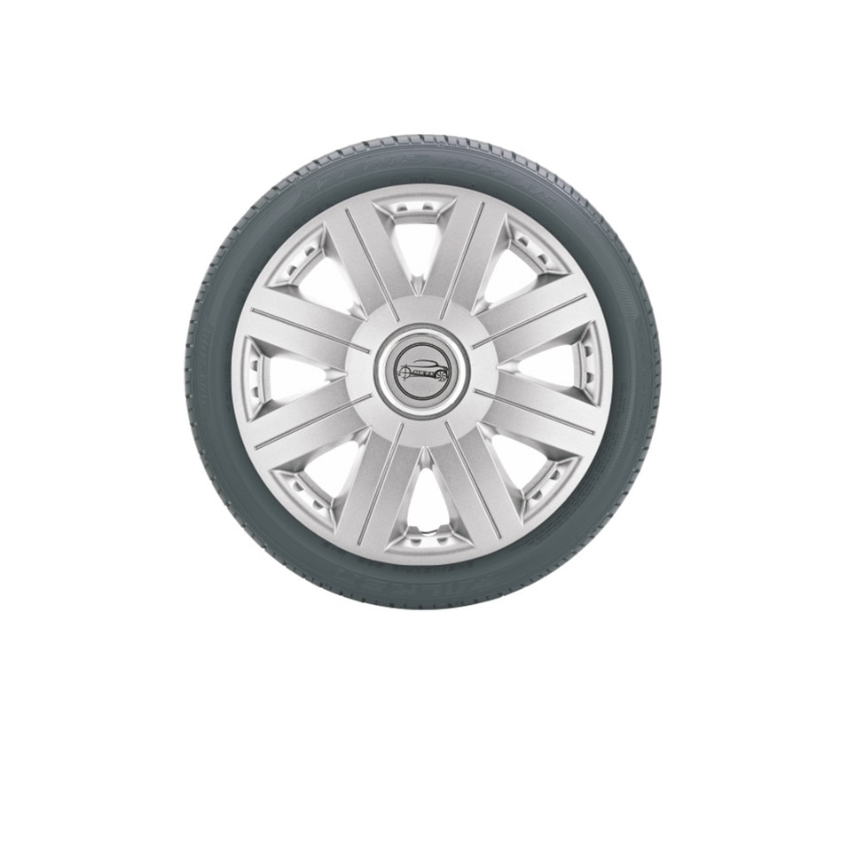 Set 4 Capace roti IDL -15 inch - Capace roti Ring COSMOS cu inel cromat , material rezistent la viteze mari