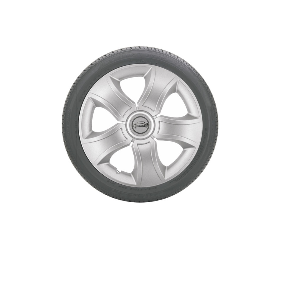 Set 4 Capace roti IDL -15 inch - Capace roti Ring Bis cu inel cromat , material rezistent la viteze mari