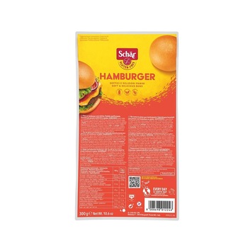 Chifle hamburger fara gluten 300 g Schar Chifle hamburger fara gluten 300 g Schar