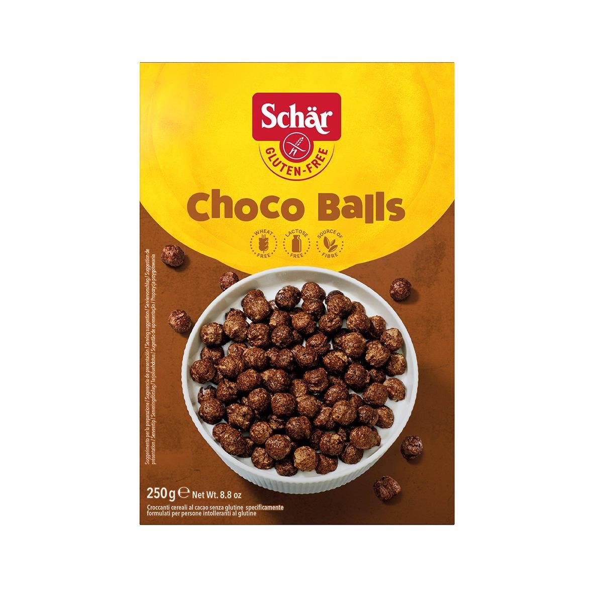 Cereale cu cacao fara gluten Choco Balls 250 g Schar
