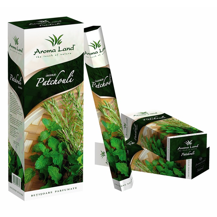 Betisoare parfumate Aroma Land Patchouli 20 buc