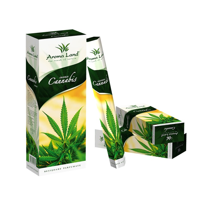 Betisoare parfumate Aroma Land Cannabis 20 buc
