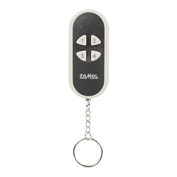 Telecomanda wireless cu 4 butoane ZAMEL, P-258/4, Grafit Telecomanda wireless cu 4 butoane ZAMEL, P-258/4, Grafit