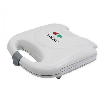 Sandwich maker Sapir 750W, invelis Marmorat, Alb Sandwich maker Sapir 750W, invelis Marmorat, Alb