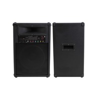 Boxe Active Profesionale 400 W , Difuzor 15" , 39 cm , Bluetooth , USB , Card , Radio + Microfon Wi-Fi