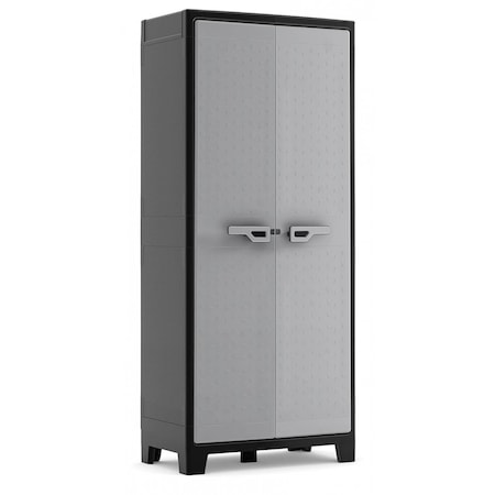 Dulap multifunctional MG, gri, 80x44x182cm