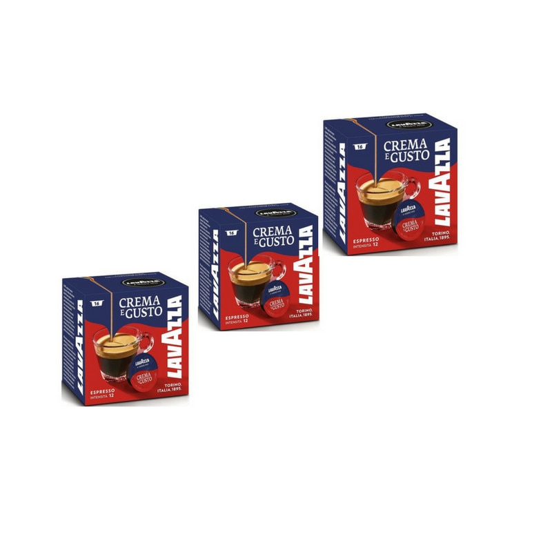 Set 3 x Capsule Lavazza A Modo Mio Crema e Gusto