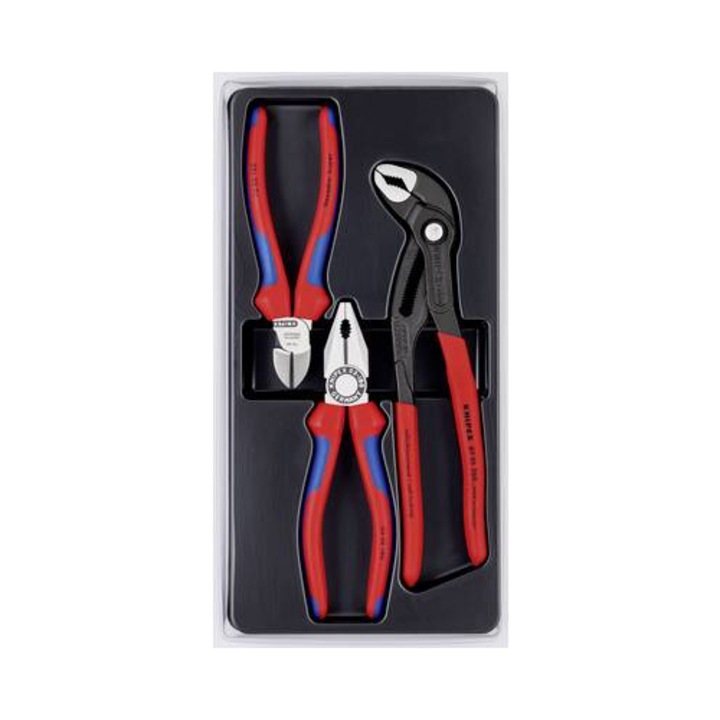 Knipex 00 20 09 V01 Mechanikia fogó készlet, 3 részes Knipex Bestseller csomag (00 20 09 V01)