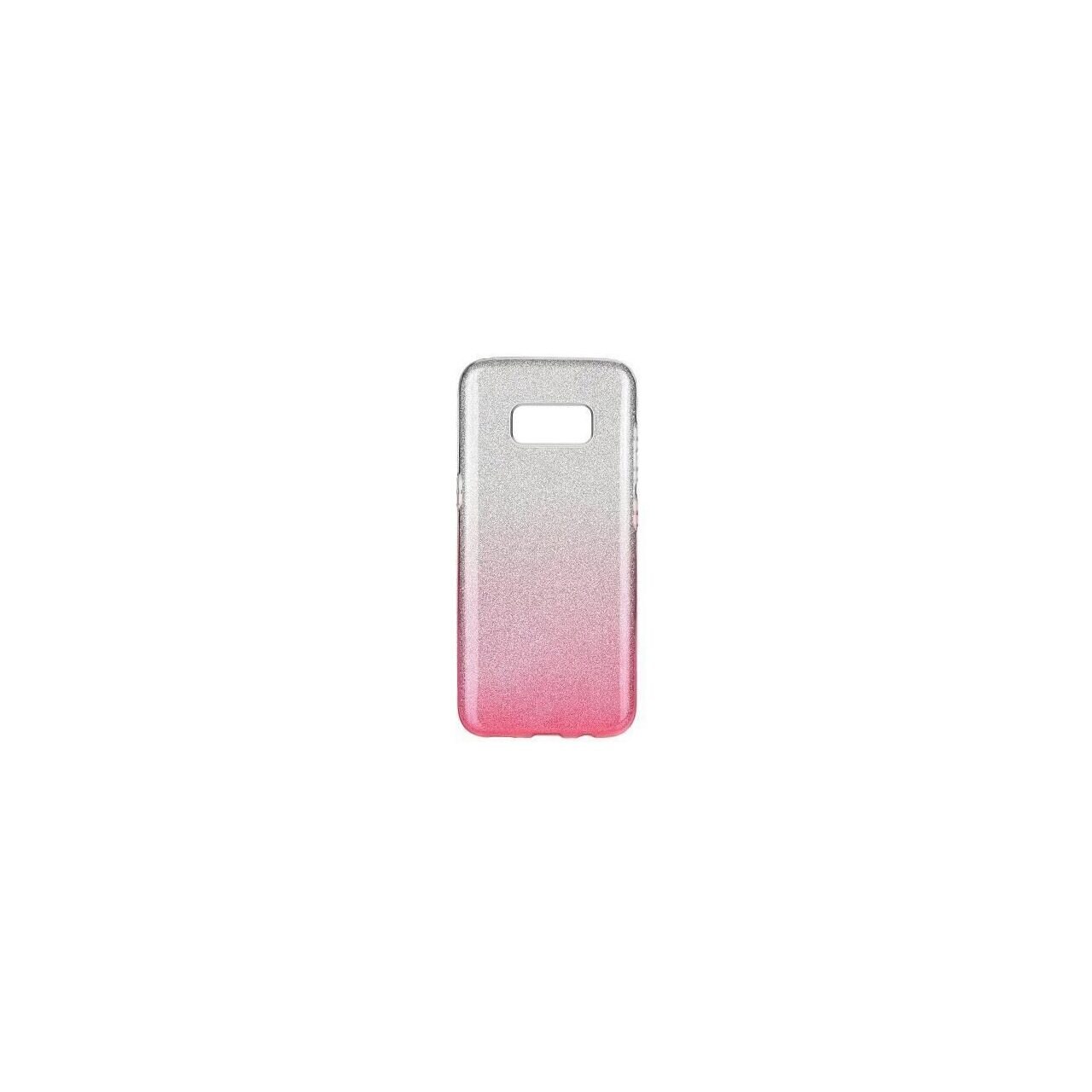 Husa Iberry Shining Argintie cu Roz Pentru Samsung Galaxy S8 G950