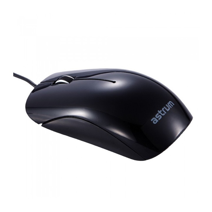 Mouse AERO COLOR USB Astrum MU200 Negru