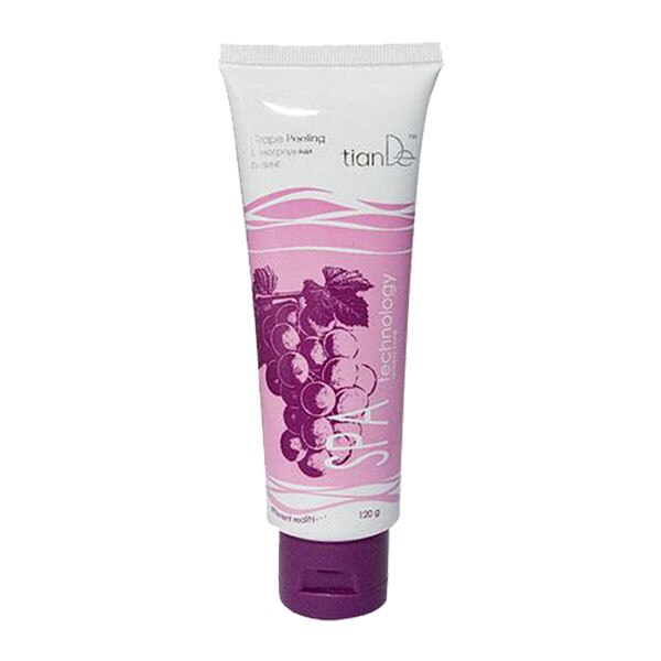 Scrub facial cu struguri - Grape Peel (pentru toate tipurile de ten), TianDe, 120 g