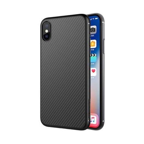Husa iPhone XS Max Synthetic Fiber Nillkin Neagra