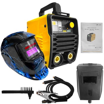 Pachet aparat sudura Profesional Proweld MMA 220 DLS 220A MMA si Lift TIG VRD invertor + Masca de sudura Fulger cu cristale lichide Pachet aparat sudura Profesional Proweld MMA 220 DLS 220A MMA si Lift TIG VRD invertor + Masca de sudura Fulger cu cristale lichide