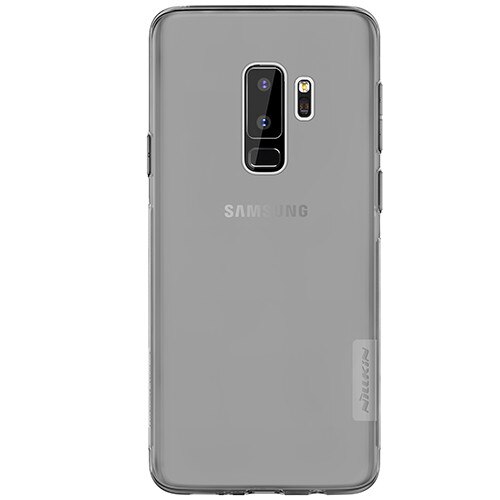Husa de protectie spate, silicon transparent, Nillkin, pentru Samsung Galaxy S9 Plus, Negru
