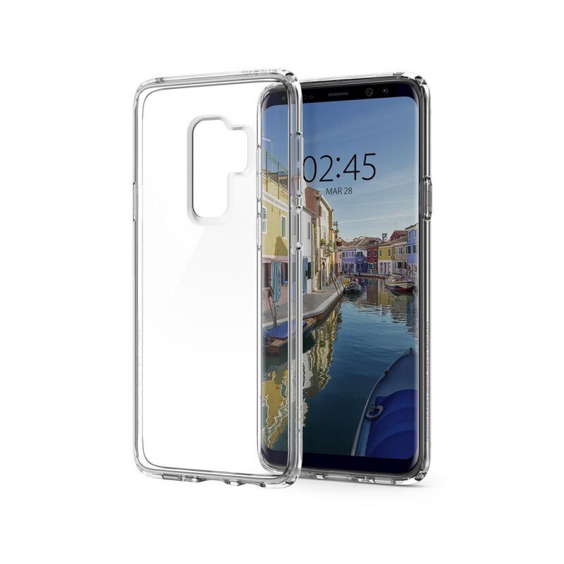 Husa Originala Spigen Ultra Hybrid Samsung Galaxy S9+ Plus Crystal Clear Transparenta