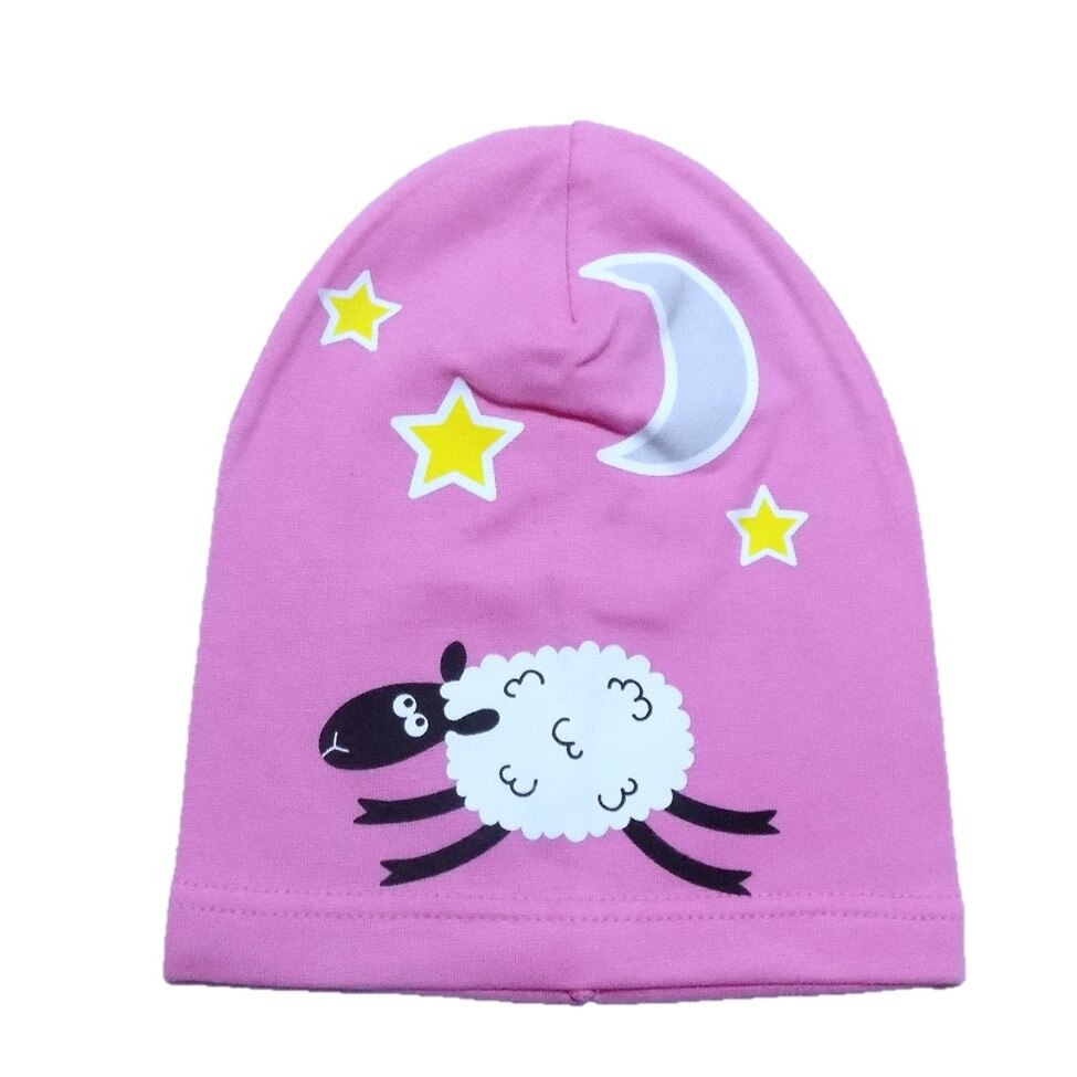 Caciula de primavara pentru fete cu model Oita, Roz, Universal