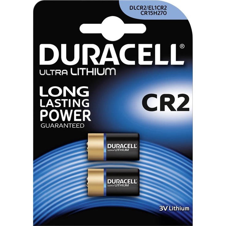 Baterie cu litiu Duracell Ultra Foto CR2, 3V, 2 buc