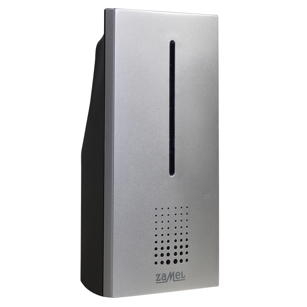 Sonerie wireless Zamel Brillo ST-372, raza de actiune 100 m, 76 dB, Gri/Argintiu