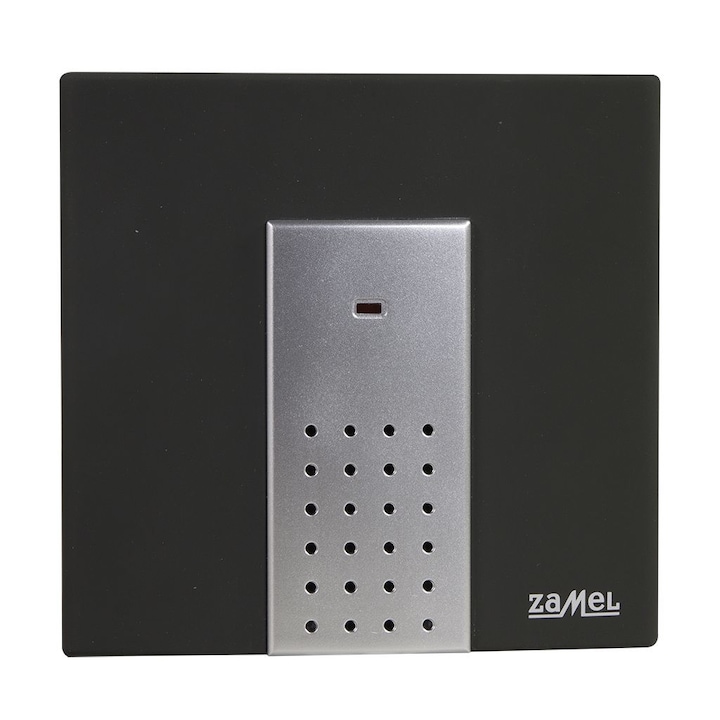Sonerie wireless Zamel Sattino ST-230, raza de actiune 150 m, 80 dB, Gri/Argintiu