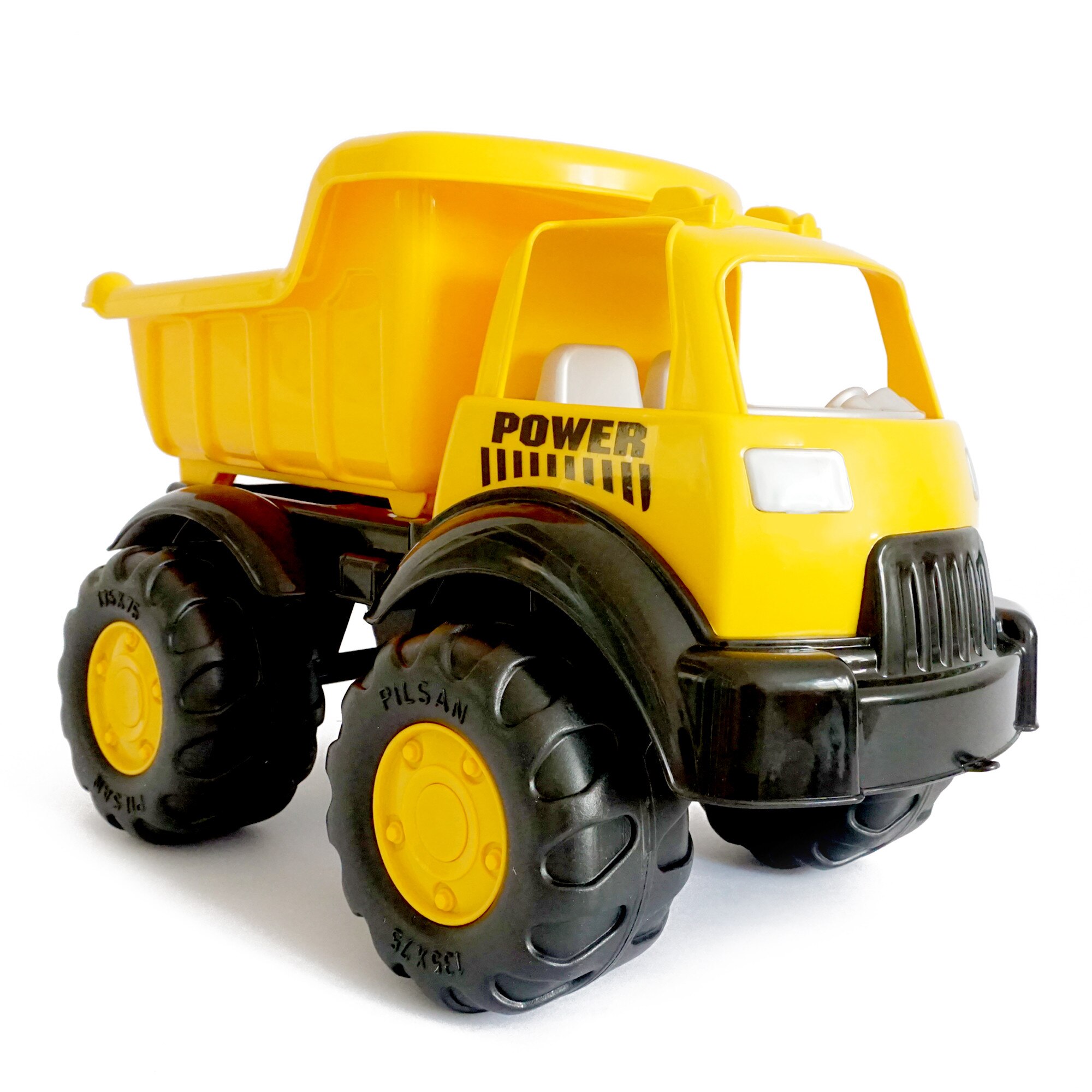 Camion basculanta Power Truck, galben, 31 cm