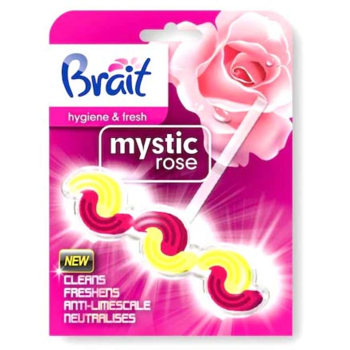 Brait Hygiene WC-frissítő, Mystic Rose, 45 g