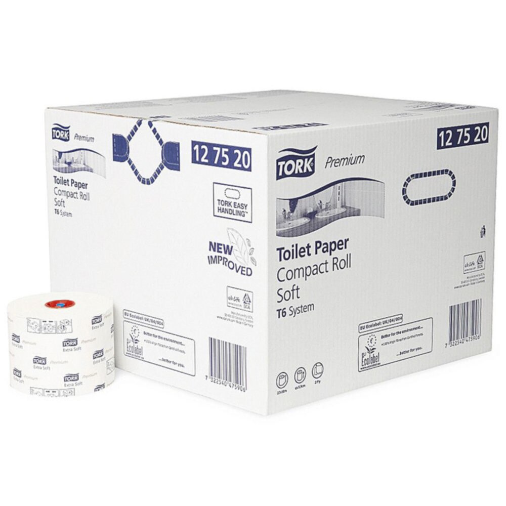 Bax hartie igienica Tork Premium T6 Soft 90m