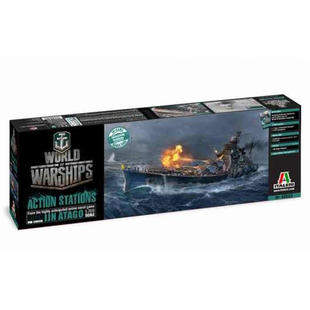 Kit nava de razboi IJN ATAGO 1:700 - World of Warships