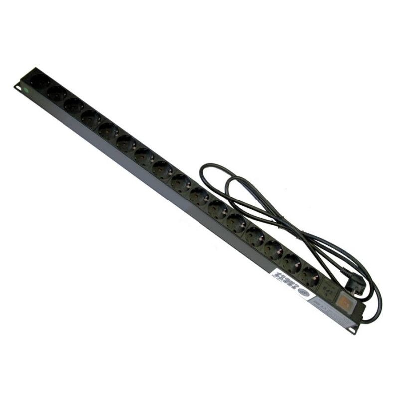 PDU industrial BG05-G16,16 prize schuko 250V/16A ( 4000W), carcasa din aliaj de aluminiu