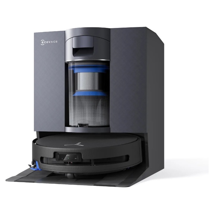 Aspirator robot Ecovacs DEEBOT X11S OMNICYCLONE Care Kit, 30000Pa, OZMO ROLLER 3.0, TruEdge 3.0, Zero Tangle, Autonomie 110 minute Negru