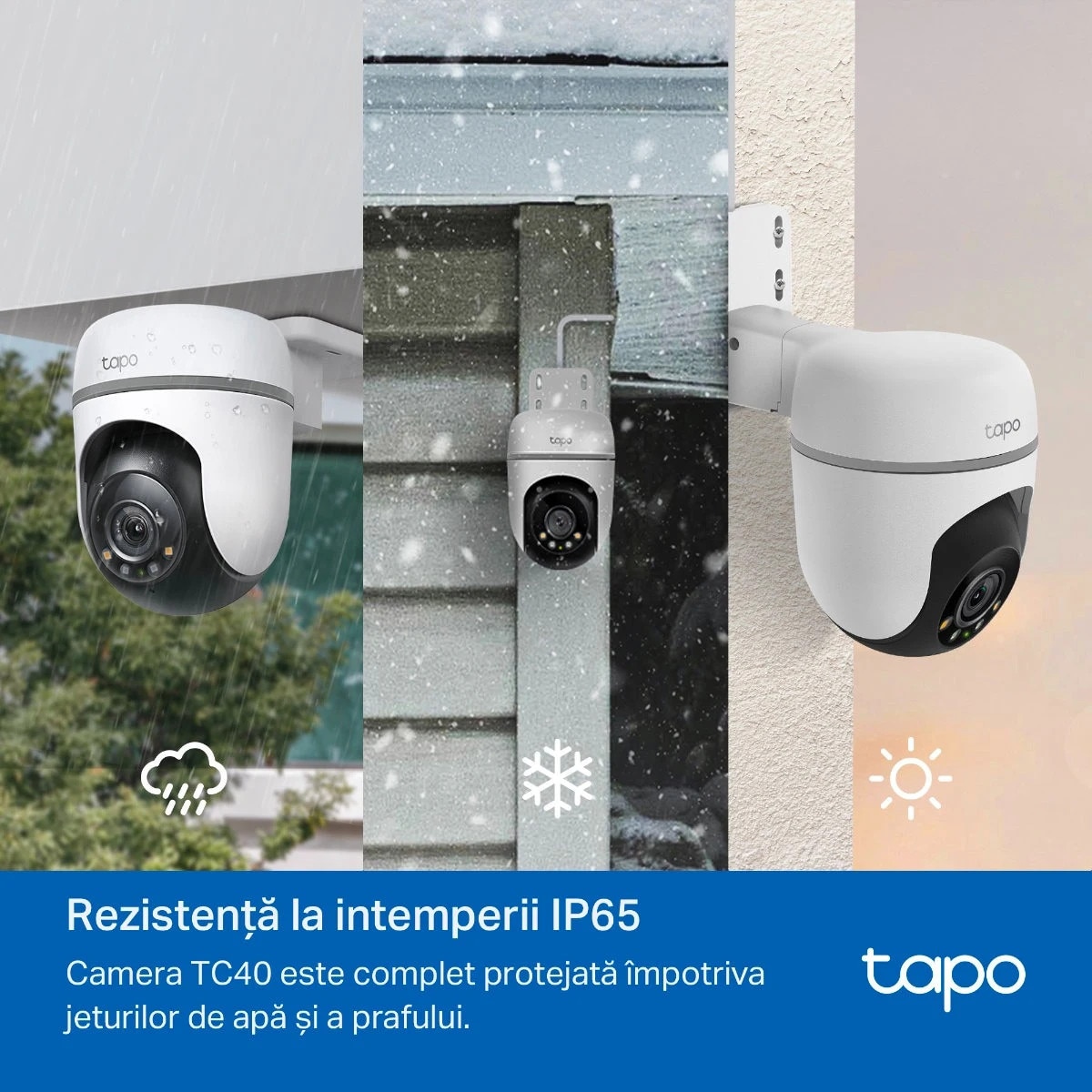 Camera de supraveghere smart / inteligenta Tapo TC40, 2MP, Full HD, Wi ...