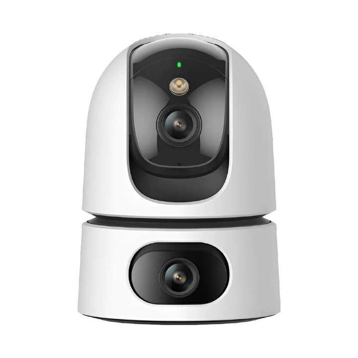Camera de supraveghere smart / inteligenta IMOU Ranger Dual Cam, 5MP + 5MP, Wi-Fi, IR 15m, slot micro SD, microfon, difuzor, interior / exterior