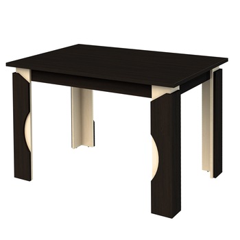 Masa de Bucatarie MARIO, 120x80x83cm, Wenge/Mesteacan Masa de Bucatarie MARIO, 120x80x83cm, Wenge/Mesteacan