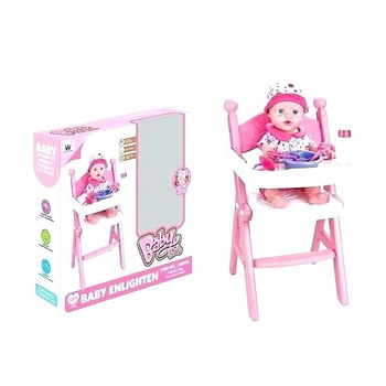 Scaunel de masa cu papusa Bibi Scaunel de masa cu papusa Bibi