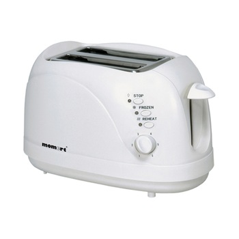 Prajitor de paine Momert 2060, 750 W, 2 felii, 6 niveluri, Alb Prajitor de paine Momert 2060, 750 W, 2 felii, 6 niveluri, Alb
