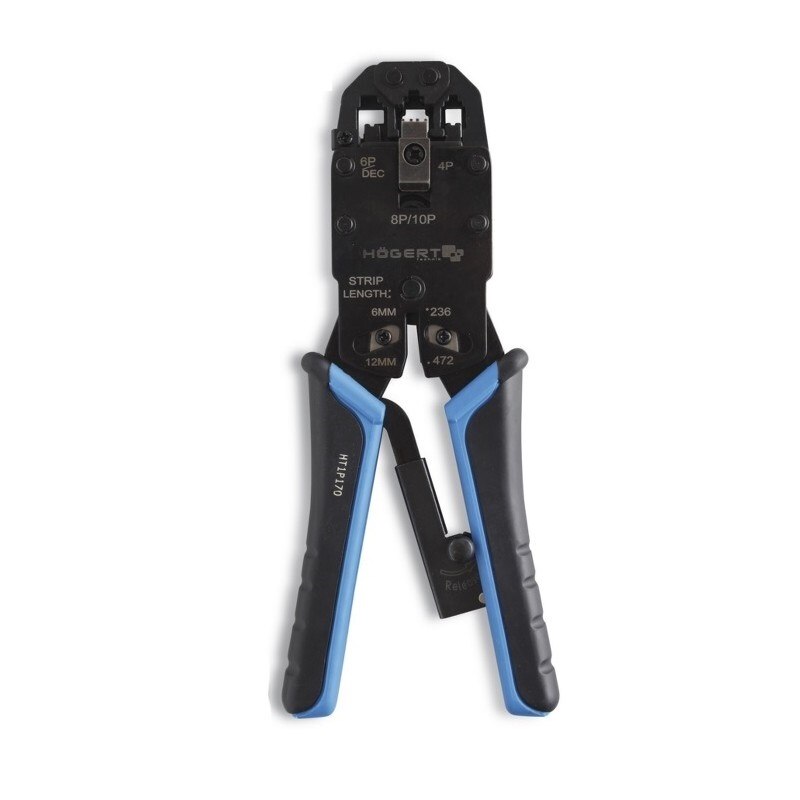 Cleste sertizare mufe telefon/calculator 4P/6P/8P/10P, lungime: 200 mm