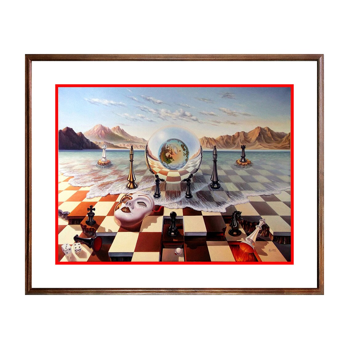 Tablou Poster, Arta Contemporana - ATC-247, 40 x 50 cm