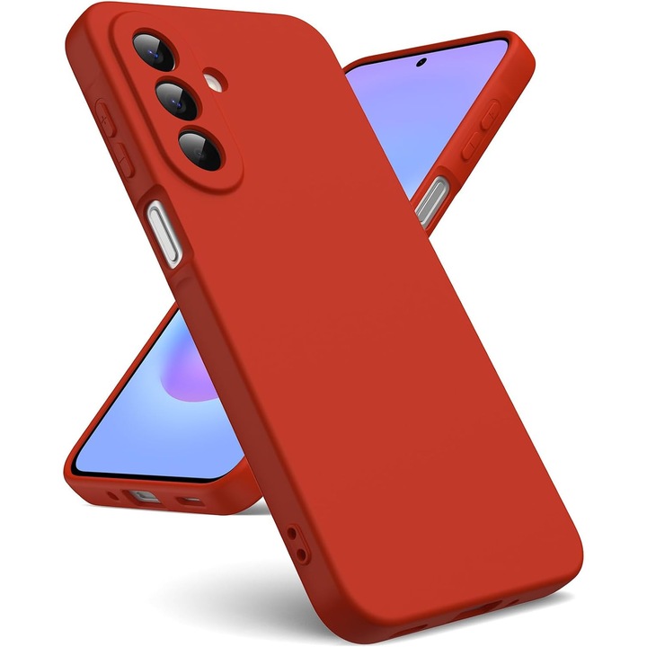 Husa Compatibila cu Samsung Galaxy A27, TPU Rosu, Slim Soft Touch, Anti-Soc, ALC Mobile