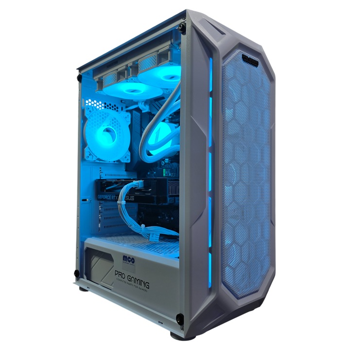 Настолен компютър за игри MCO, AMD Ryzen 5 5600X до 4.6GHz, 32GB DDR4, 1TB SSD M.2, GeForce® RTX 5060 8GB GDDR7, Windows 11 PRO
