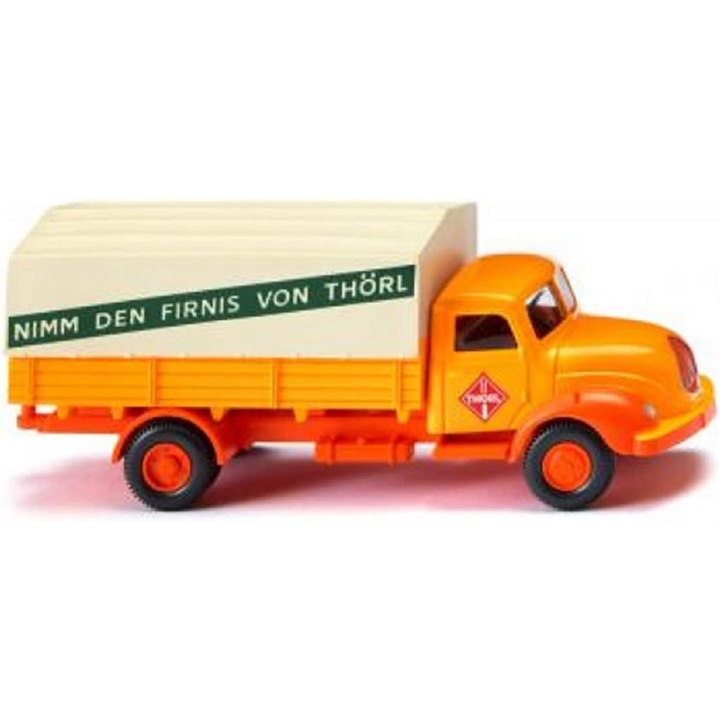 Камион платформа Wiking Thorl 042003, детайлен, 1:87, пластмаса, за колекционери