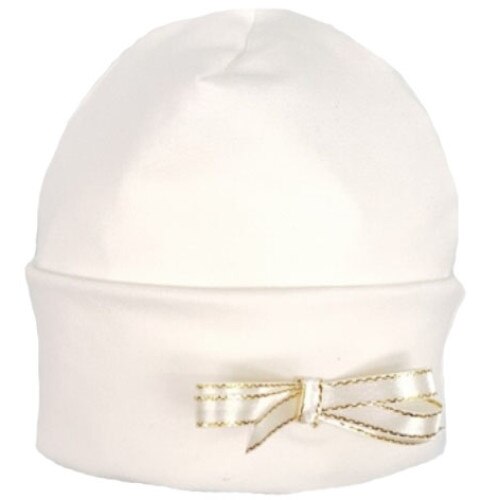 Fes botez ivory, cu fundita -38 cm